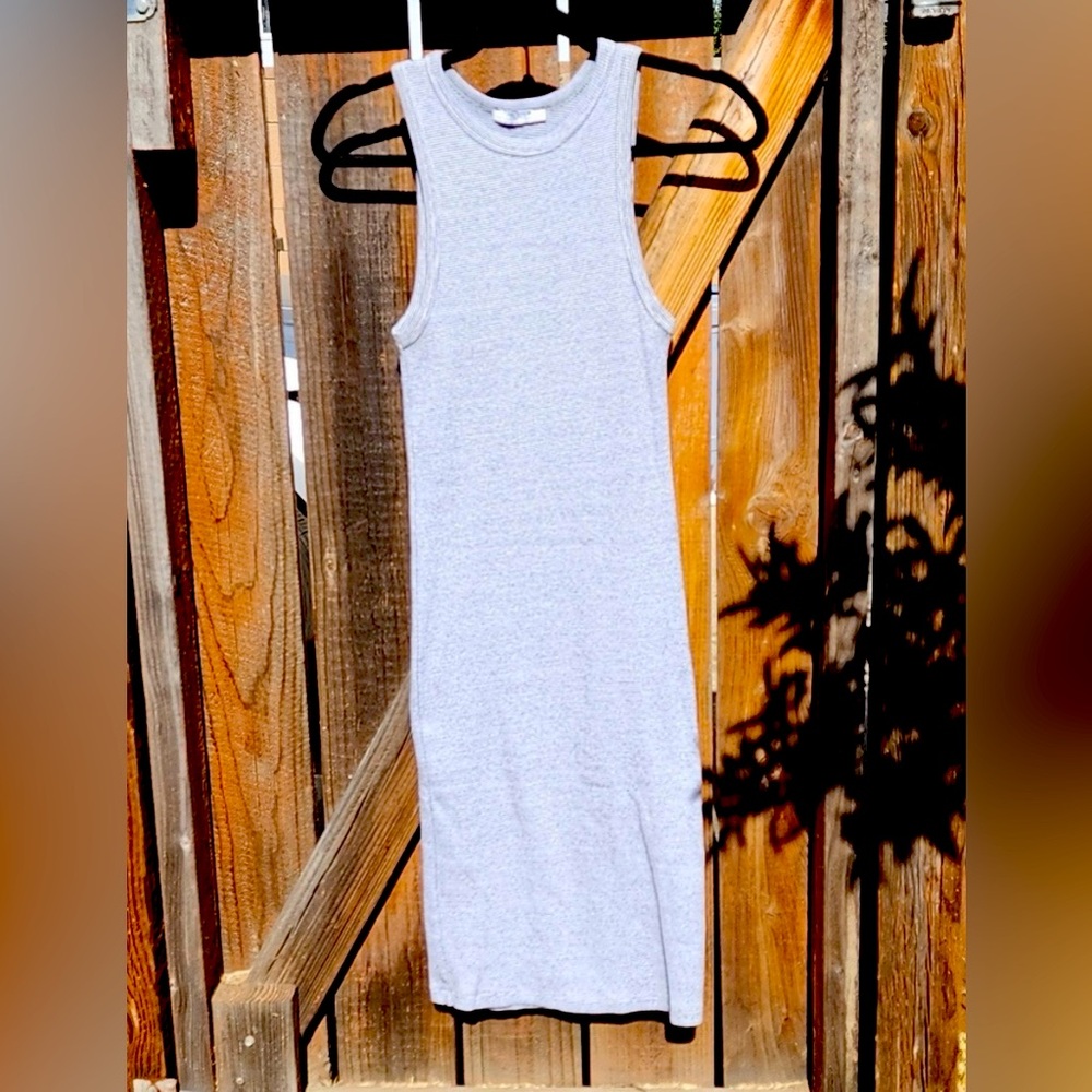 Zara Gray Midi Dress